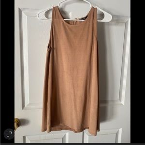 Pink Velour A Line Mini Dress Forever 21